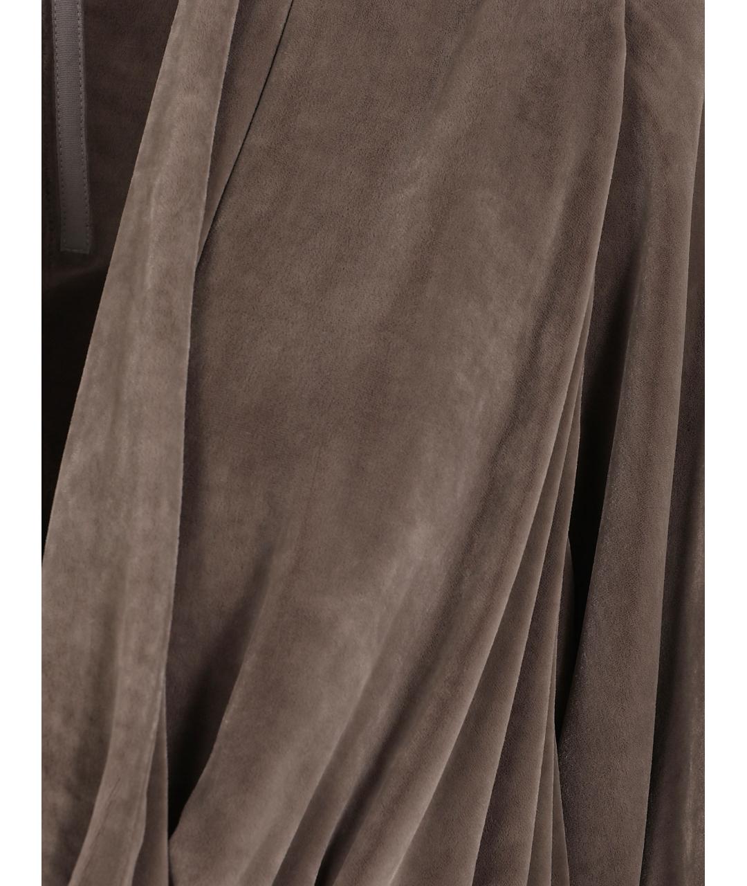 RICK OWENS Бежевая вискозная блузы, фото 3