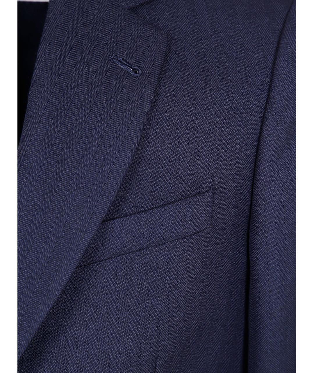 DRIES VAN NOTEN Синий классический костюм, фото 3