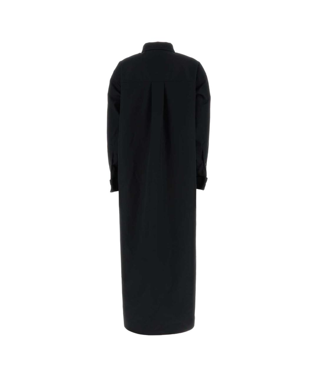 BALENCIAGA Черное хлопковое повседневное платье, фото 2