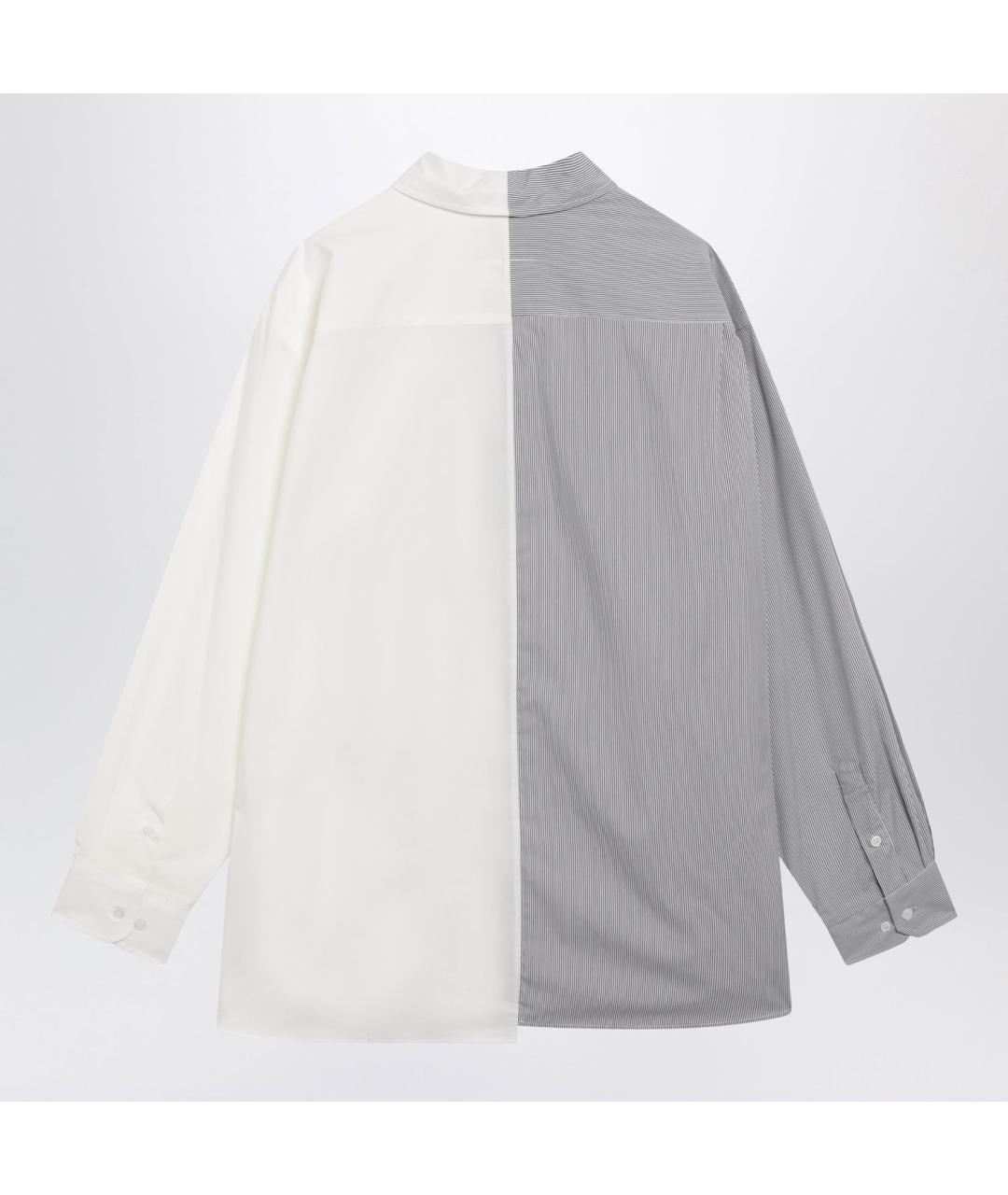 MM6 MAISON MARGIELA Белая хлопковая кэжуал рубашка, фото 2