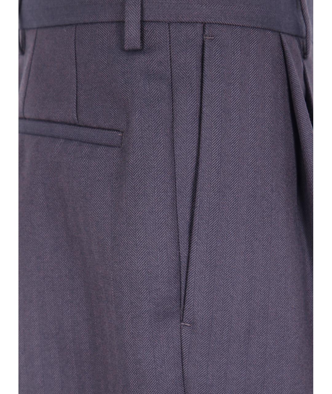 DRIES VAN NOTEN Шерстяные повседневные брюки, фото 3