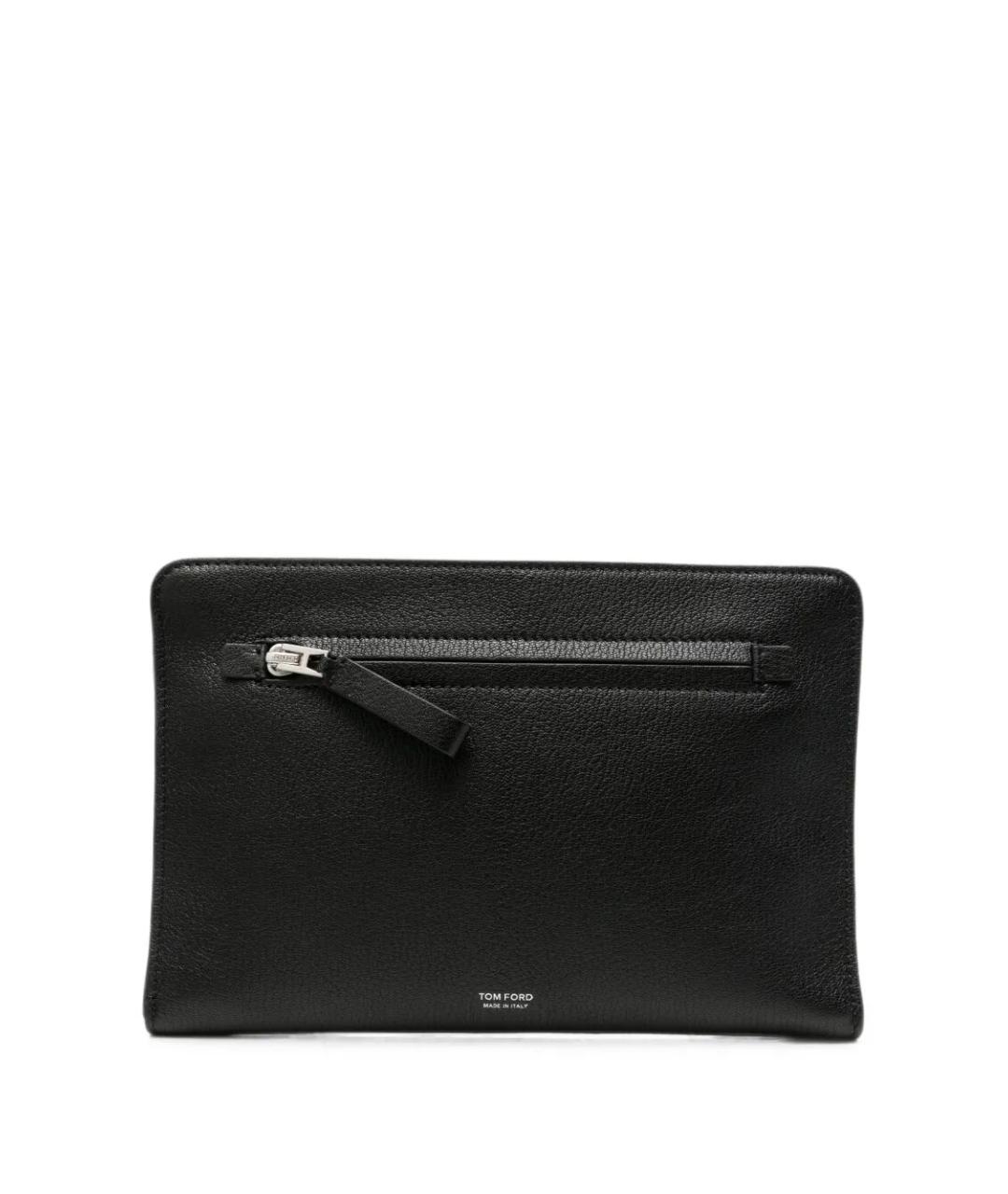 TOM FORD Черная кожаная папка для документов, фото 1