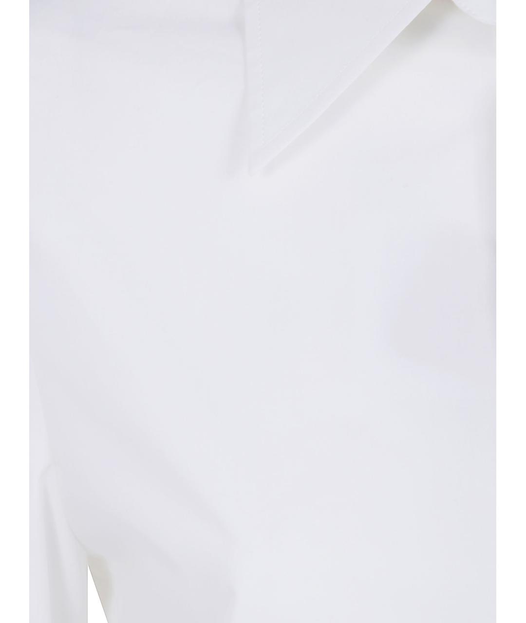MM6 MAISON MARGIELA Белая хлопковая рубашка, фото 3