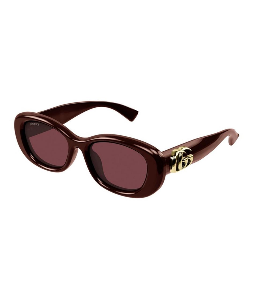 GUCCI Бордовые солнцезащитные очки, фото 4