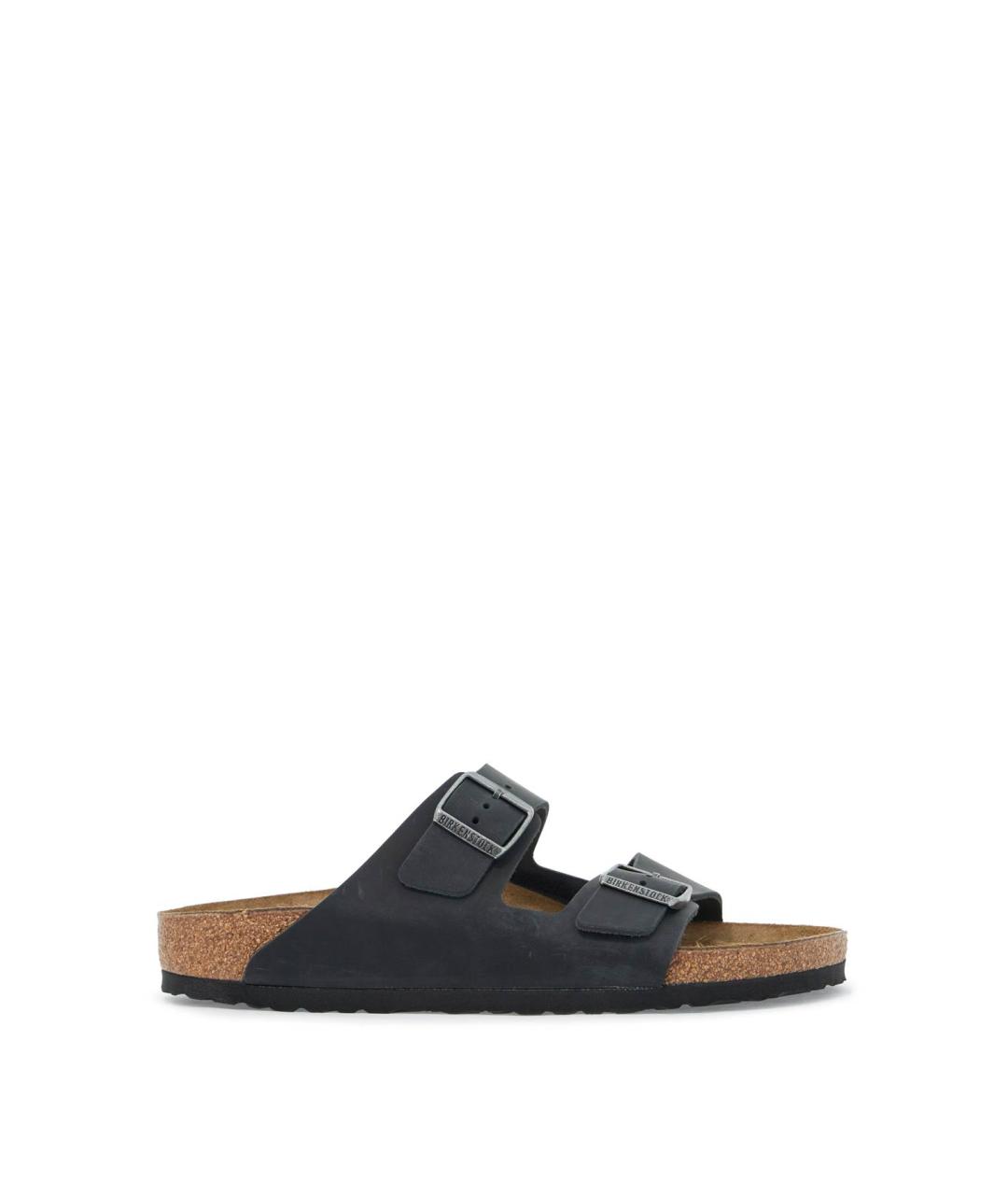 BIRKENSTOCK Черные кожаные сандалии, фото 2