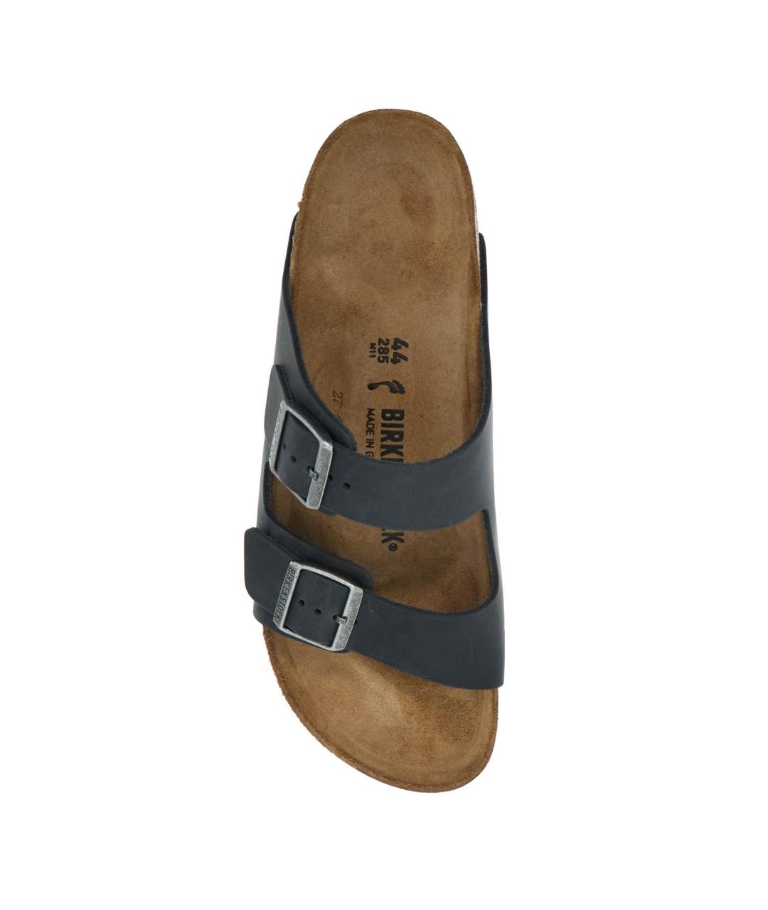 BIRKENSTOCK Черные кожаные сандалии, фото 3