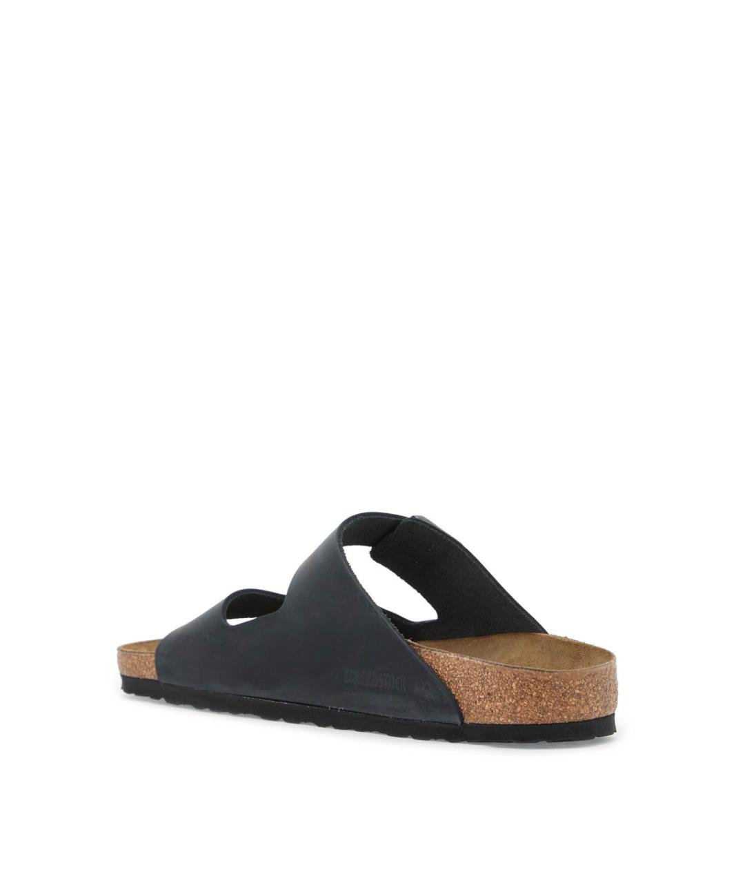 BIRKENSTOCK Черные кожаные сандалии, фото 4