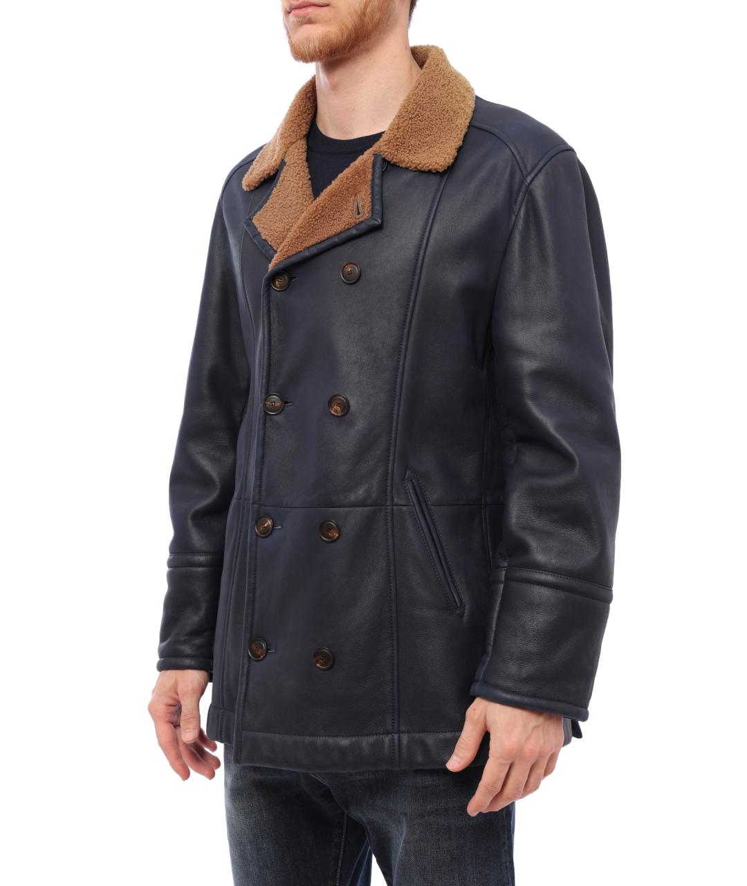 BRUNELLO CUCINELLI Темно-синяя куртка, фото 3