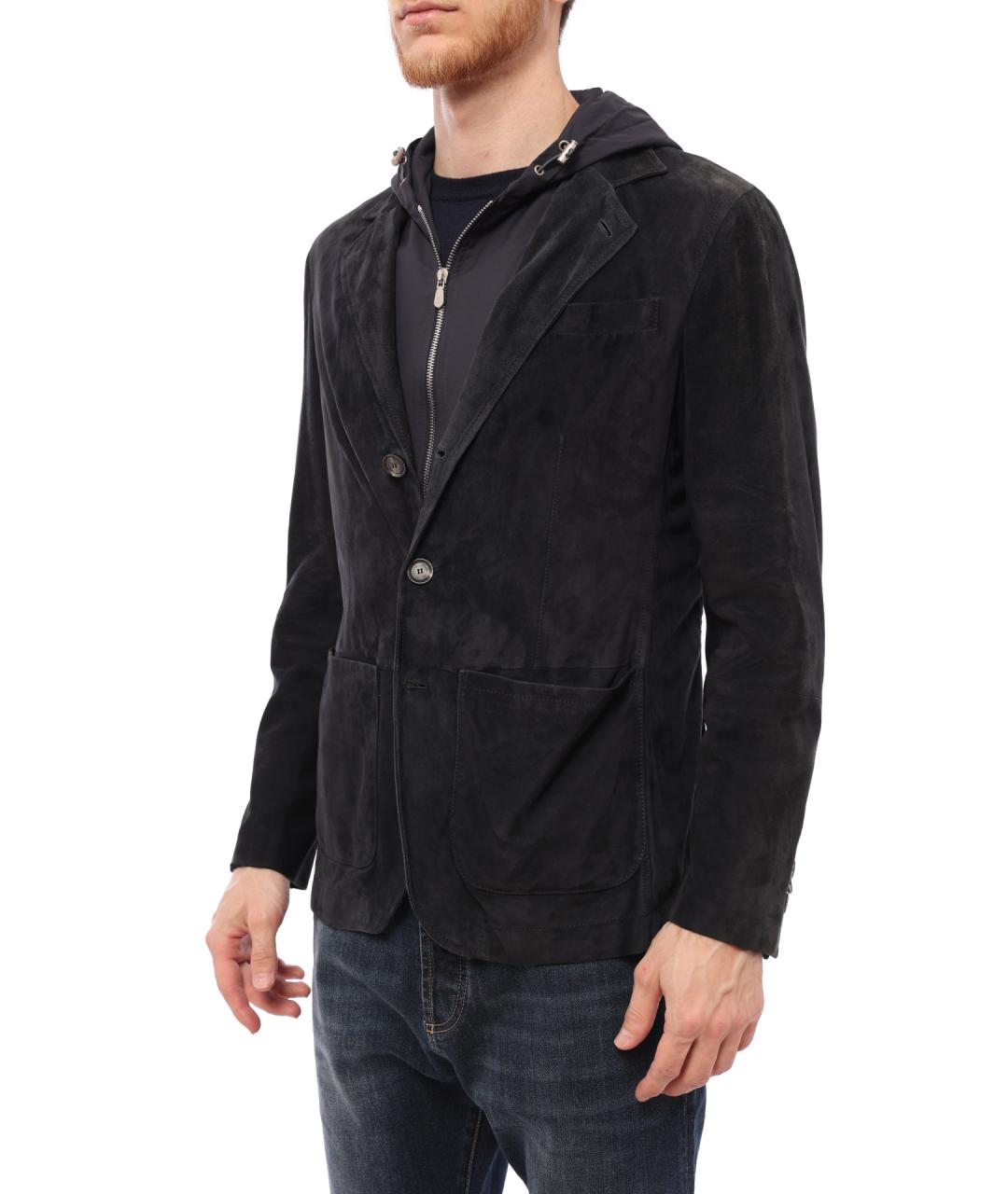 BRUNELLO CUCINELLI Темно-синяя куртка, фото 6