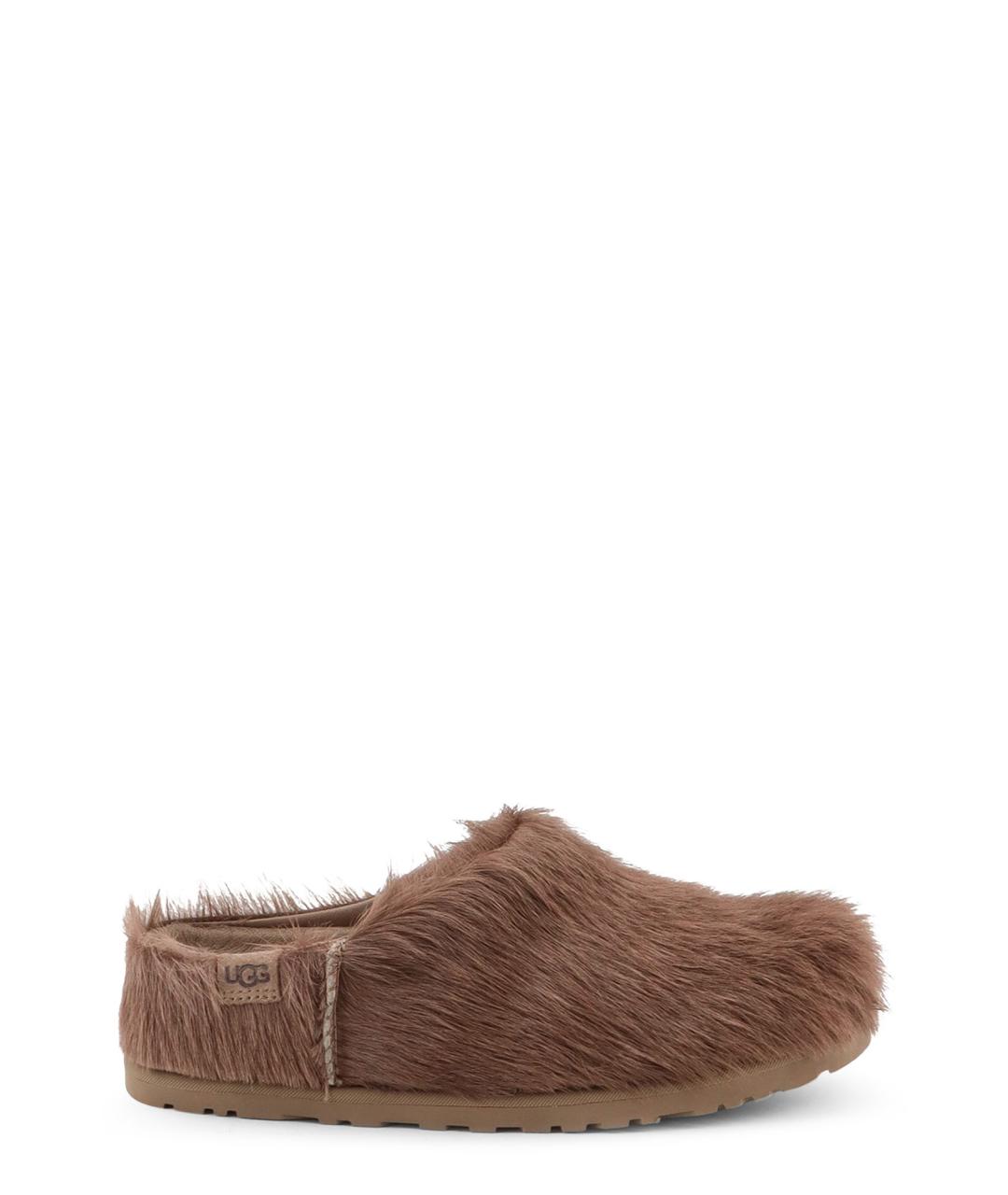 UGG Коричневые кожаные сабо, фото 1