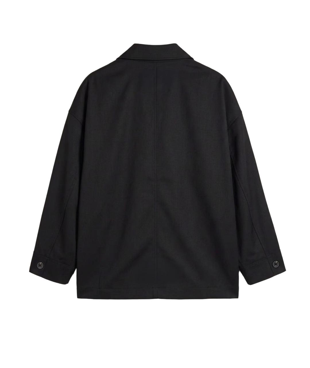 Y-3 Черная шерстяная куртка, фото 2