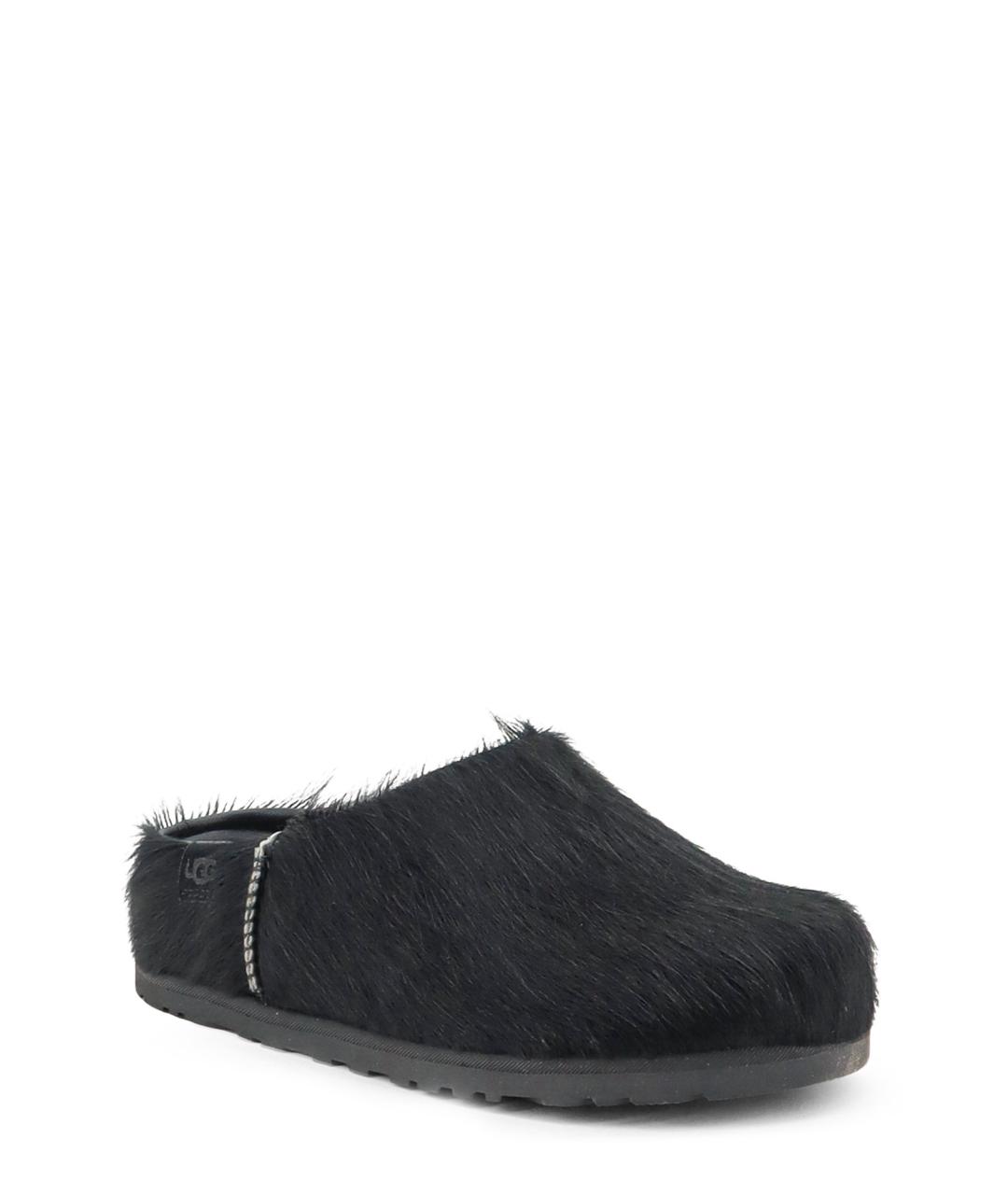 UGG Черные кожаные сабо, фото 2