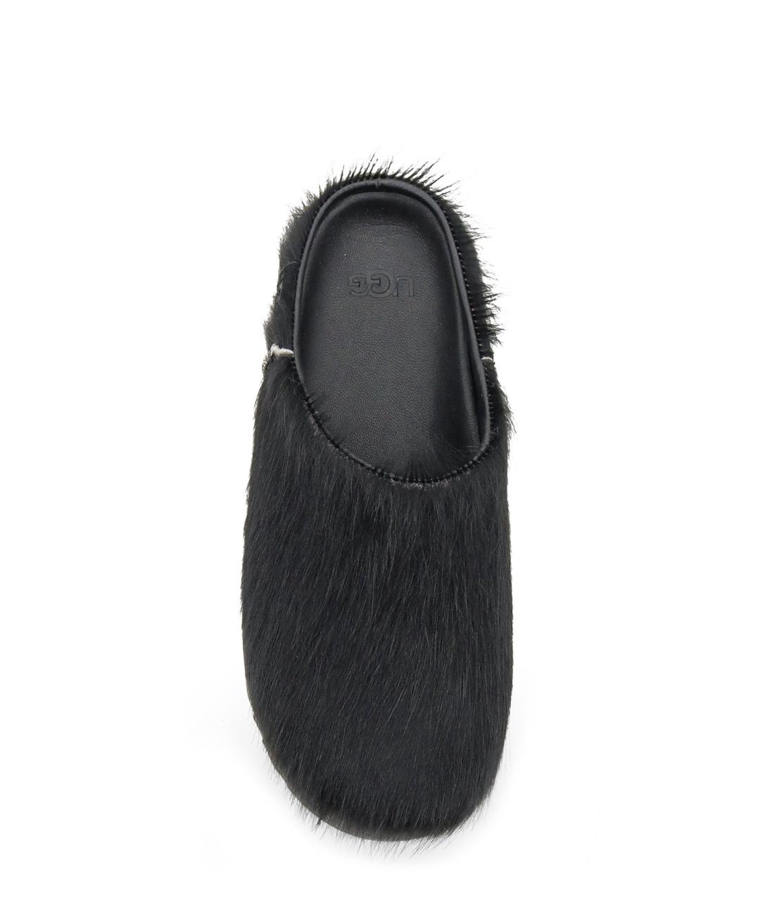 UGG Черные кожаные сабо, фото 5