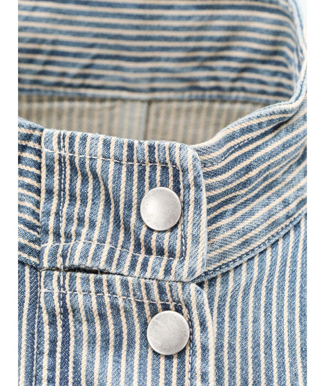 ISABEL MARANT ETOILE Синяя хлопковая куртка, фото 3
