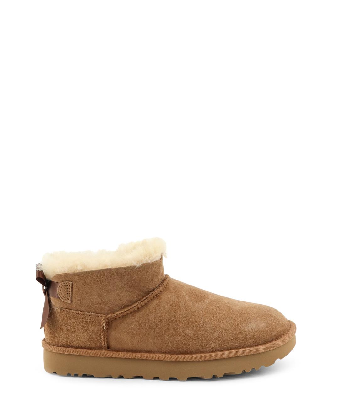 UGG Коричневые замшевые сапоги, фото 1
