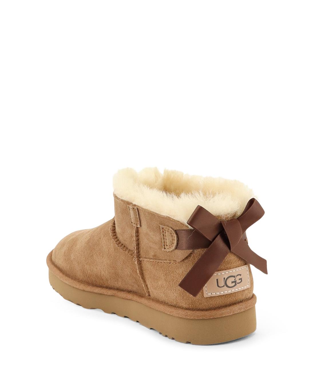 UGG Коричневые замшевые сапоги, фото 3