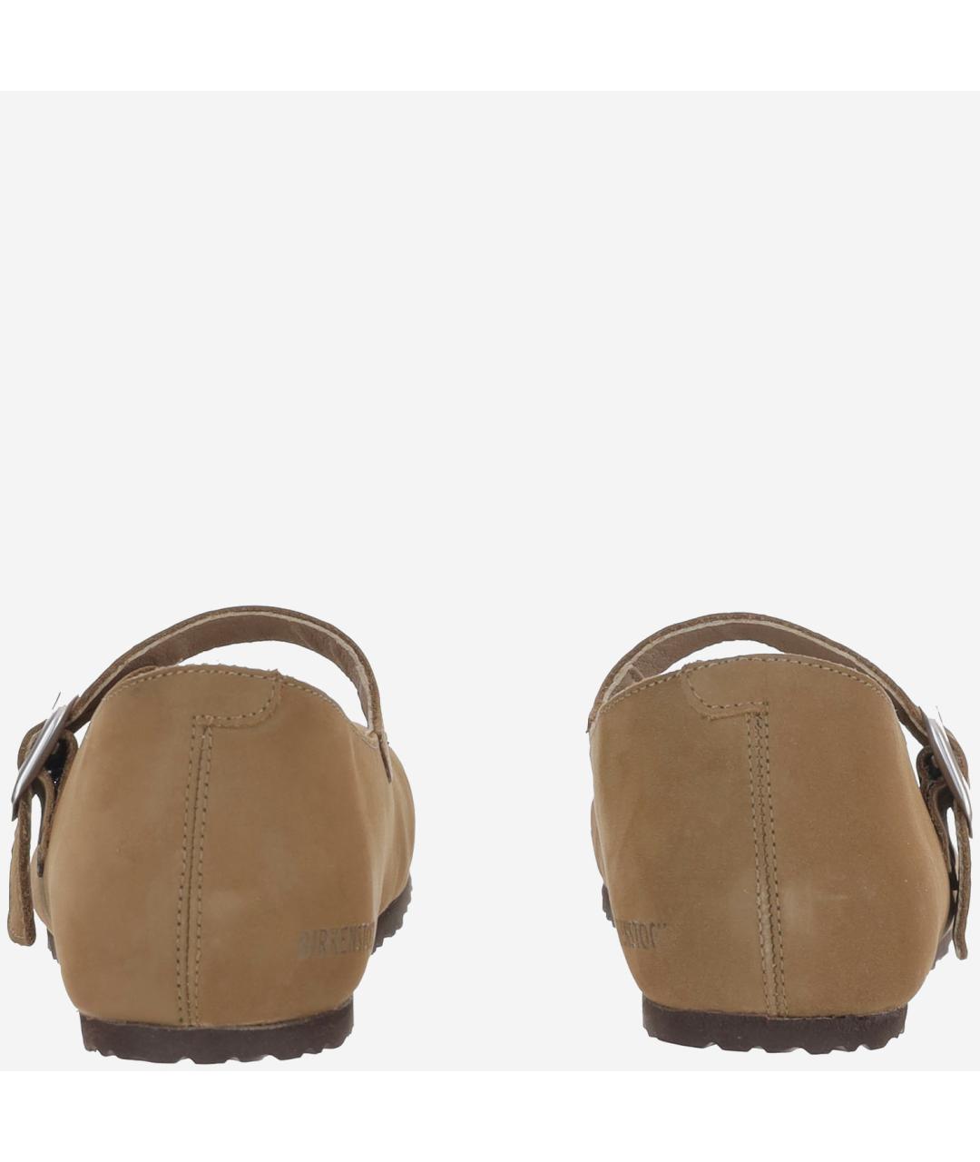 BIRKENSTOCK Коричневые замшевые балетки, фото 4