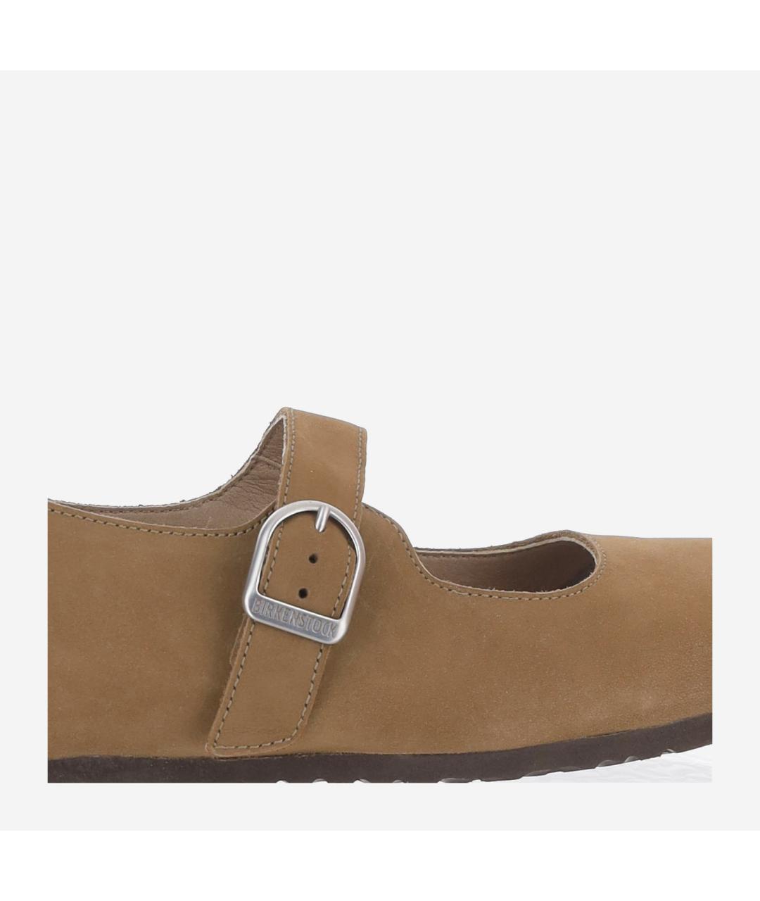BIRKENSTOCK Коричневые замшевые балетки, фото 5