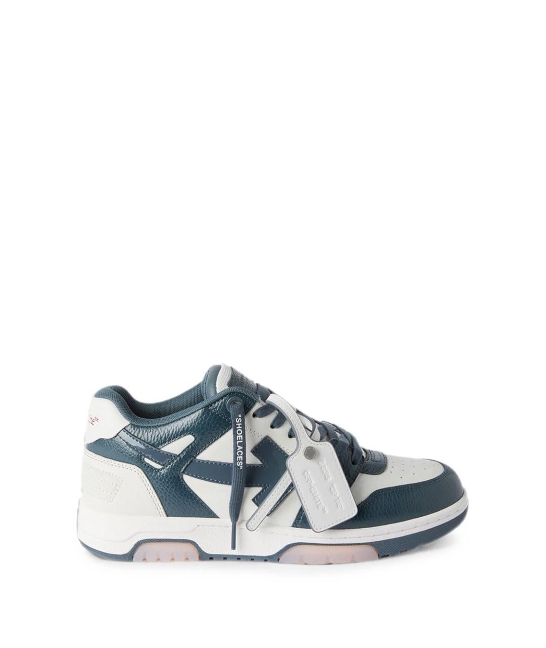 OFF-WHITE Мульти кожаные низкие кроссовки / кеды, фото 1