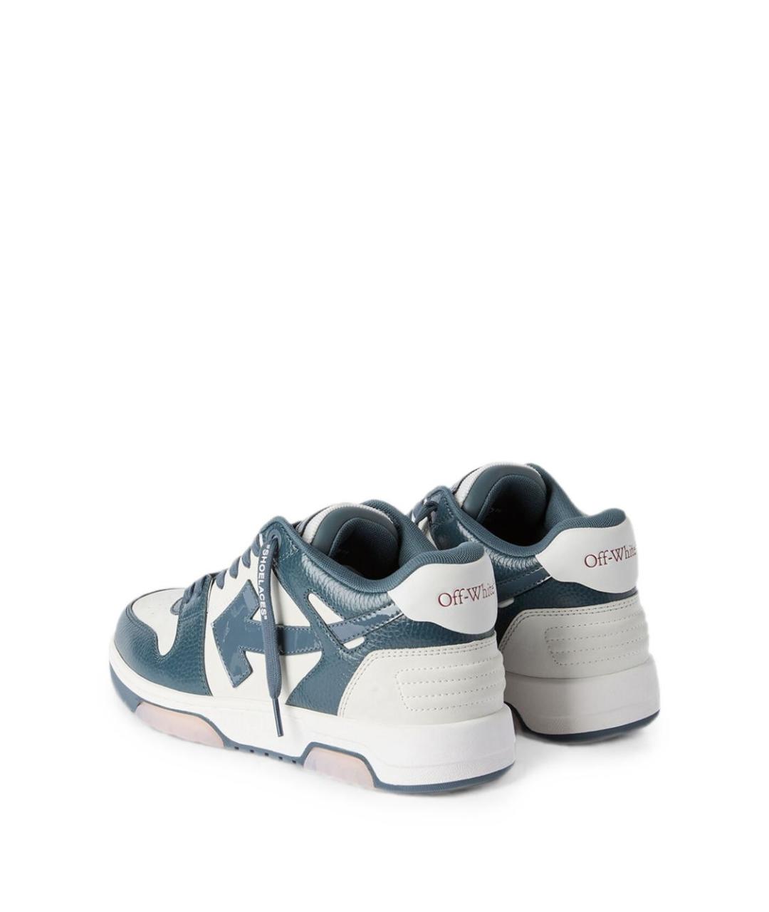 OFF-WHITE Мульти кожаные низкие кроссовки / кеды, фото 2