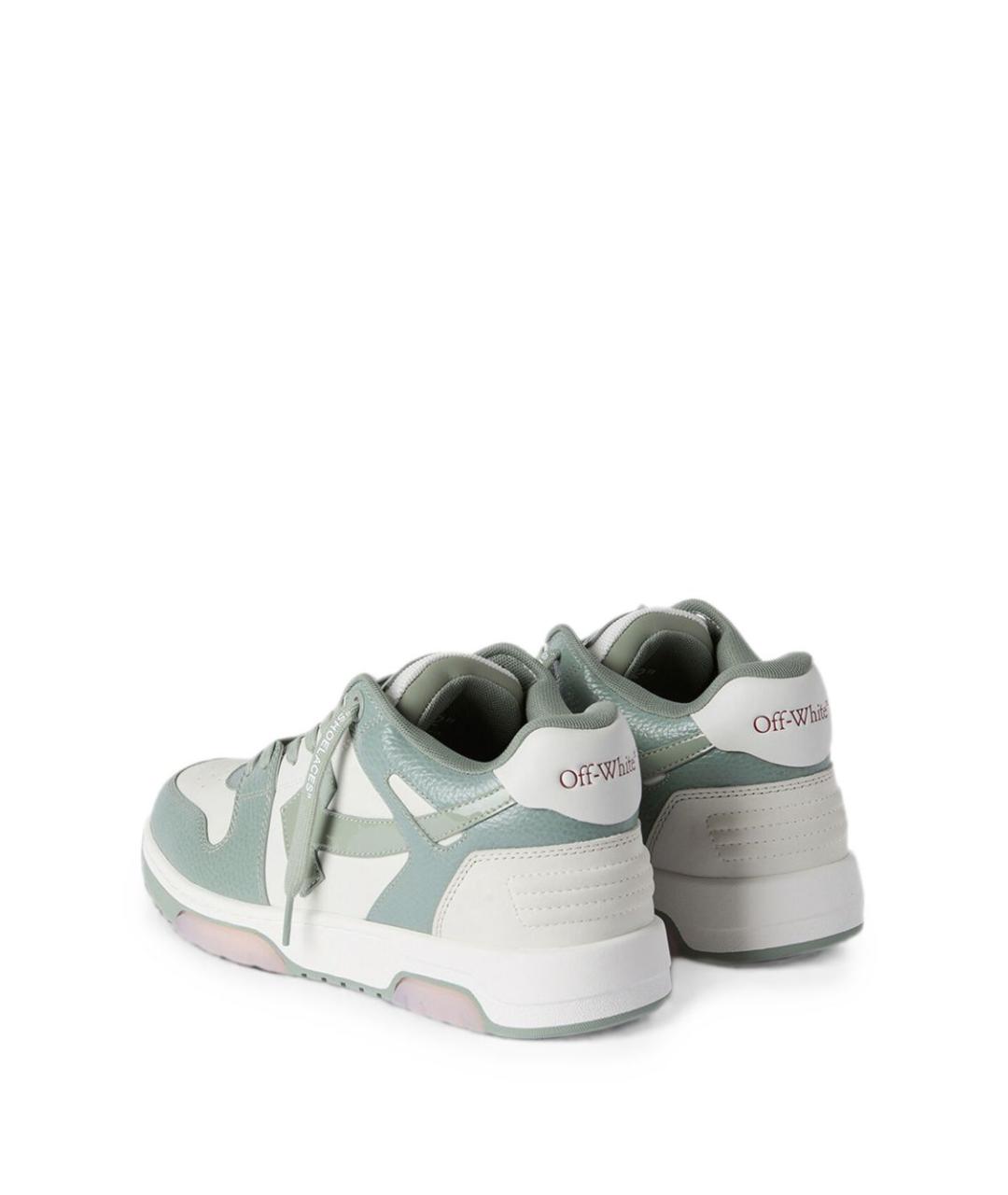 OFF-WHITE Мульти кожаные низкие кроссовки / кеды, фото 2