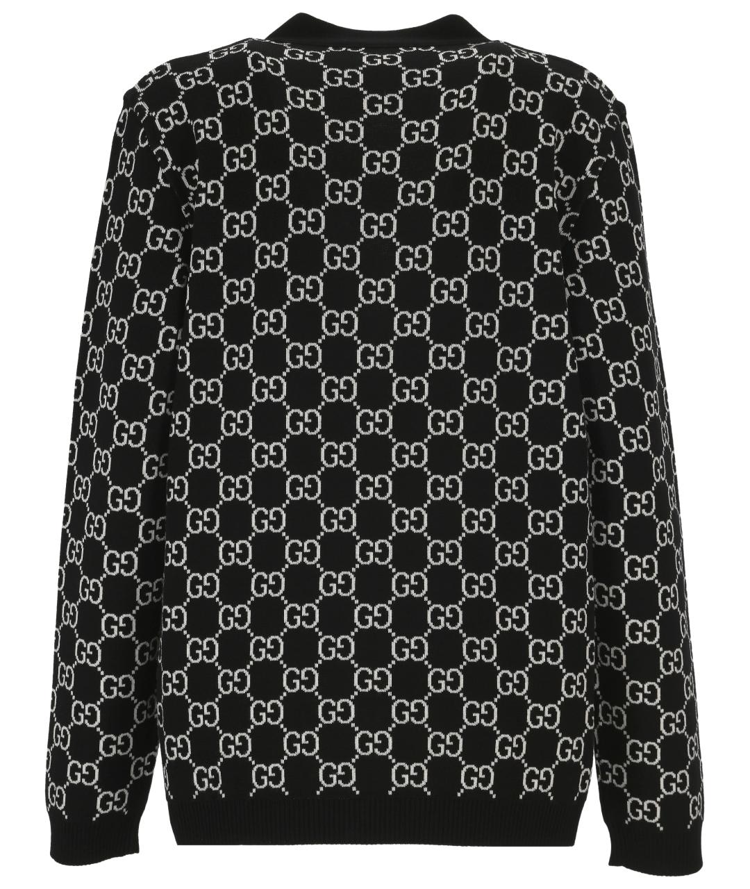 GUCCI Черный шерстяной кардиган, фото 3