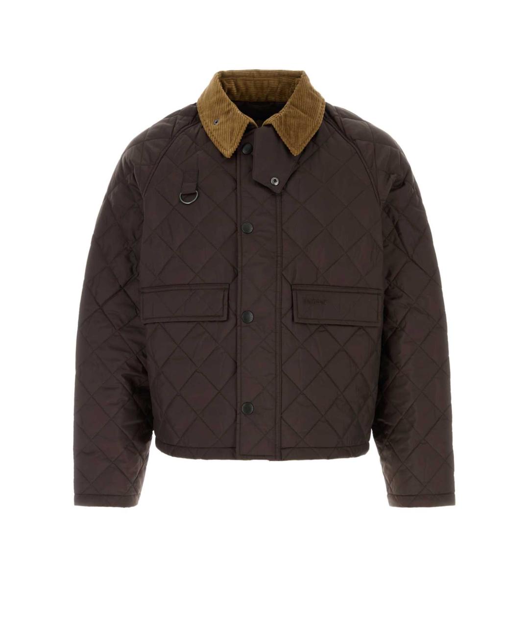 BARBOUR Коричневая нейлоновая куртка, фото 1