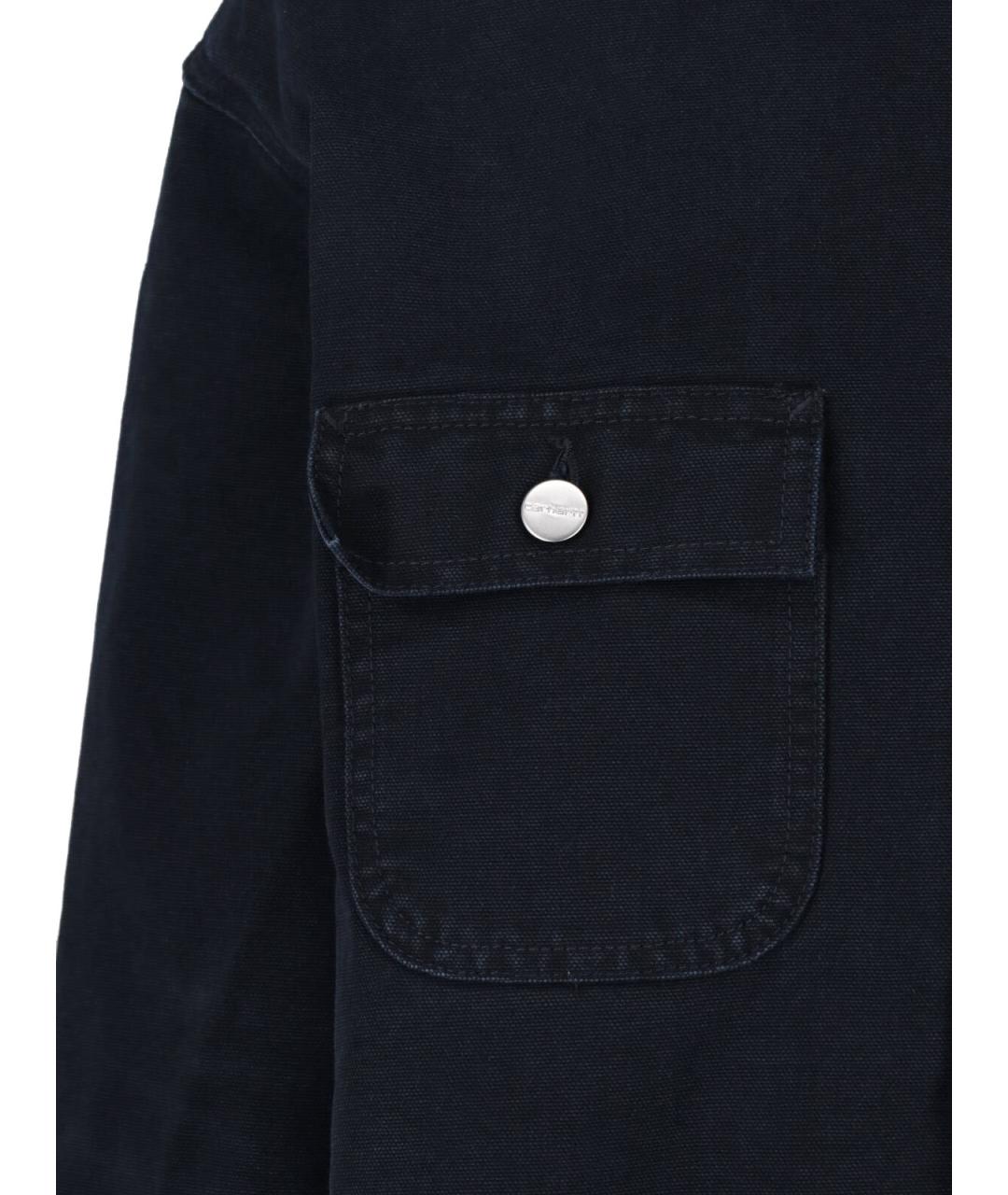 CARHARTT WIP Черная хлопковая куртка, фото 5