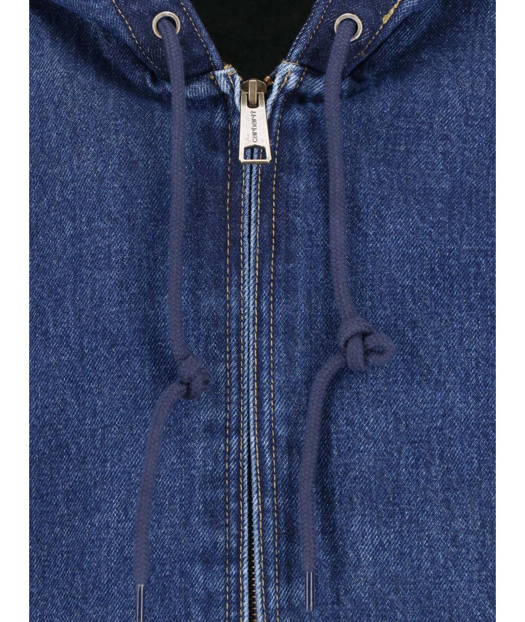 CARHARTT WIP Синяя хлопковая куртка, фото 3