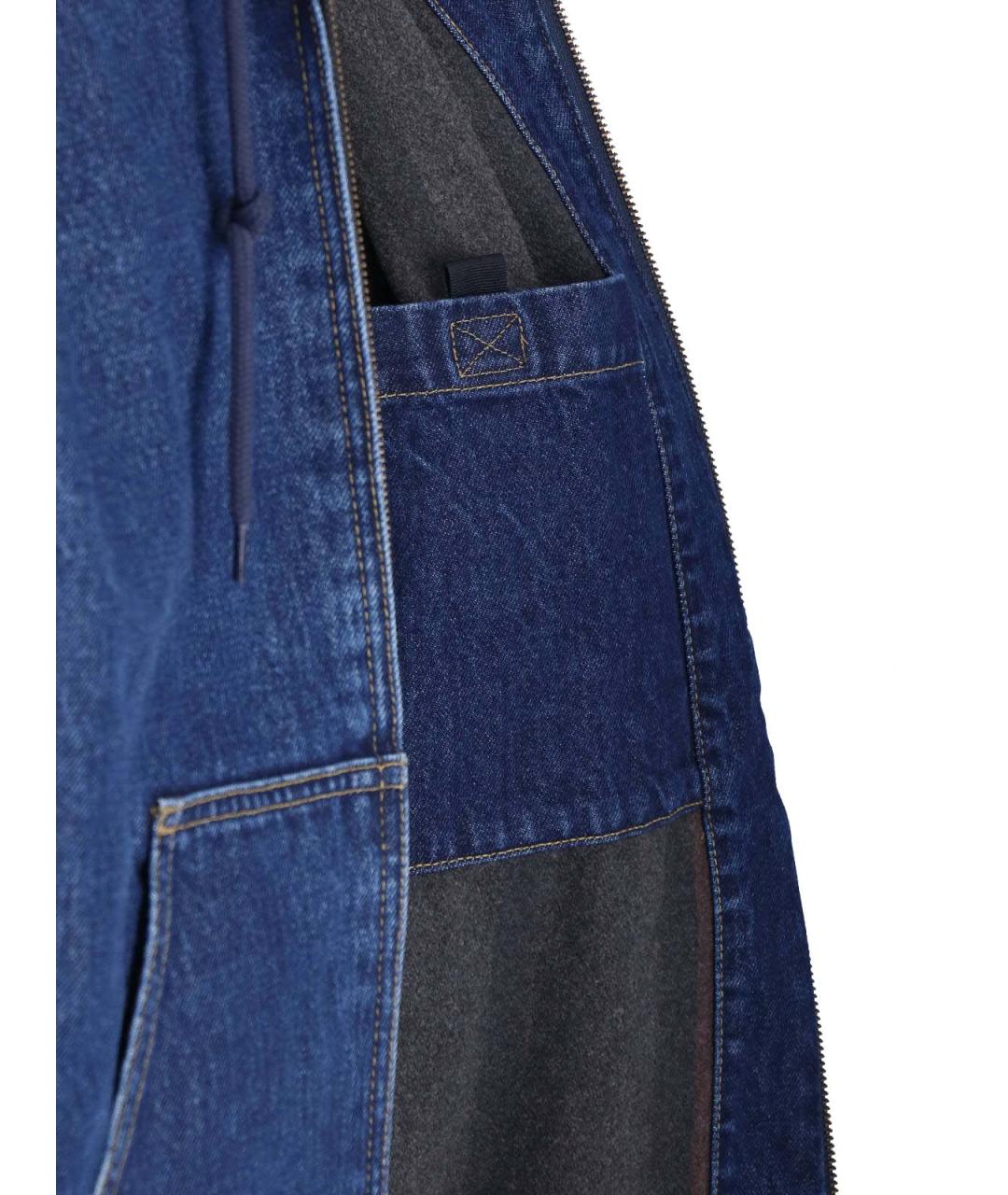 CARHARTT WIP Синяя хлопковая куртка, фото 5