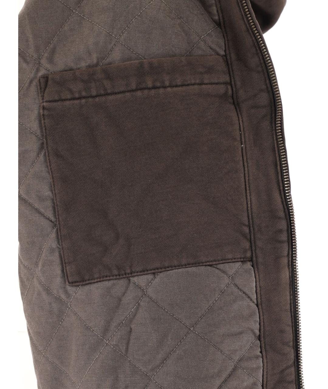 CARHARTT WIP Коричневая хлопковая куртка, фото 3