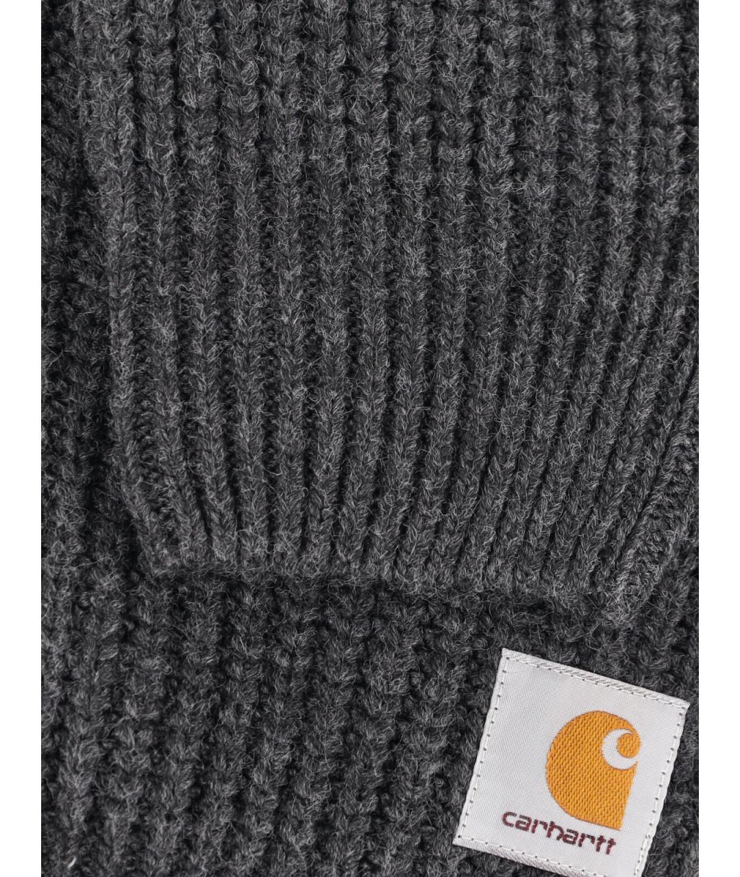 CARHARTT WIP Серый шерстяной джемпер / свитер, фото 3