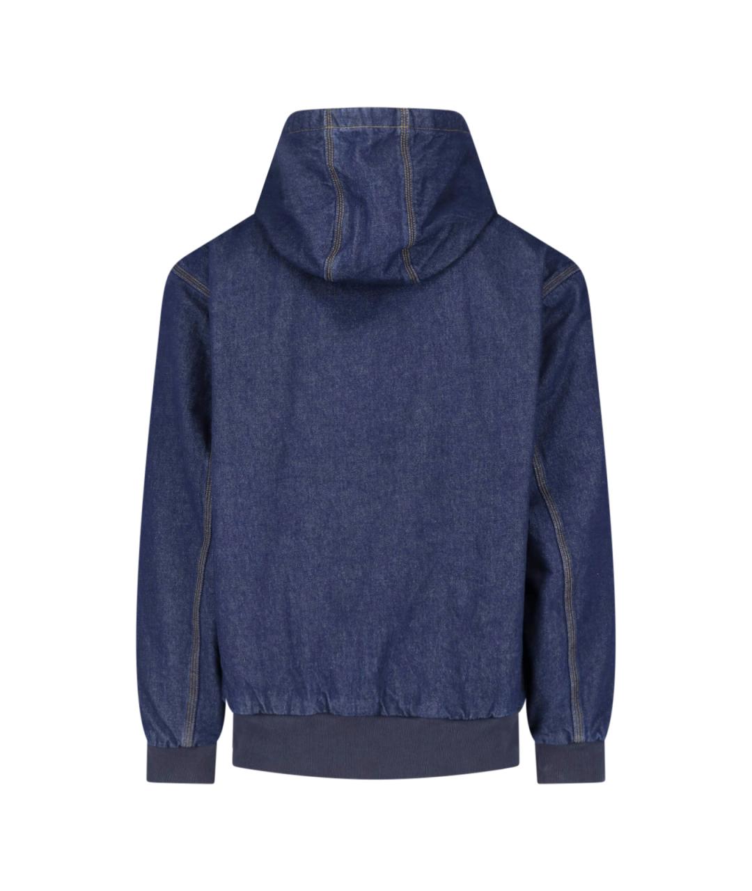CARHARTT WIP Синяя хлопковая куртка, фото 2