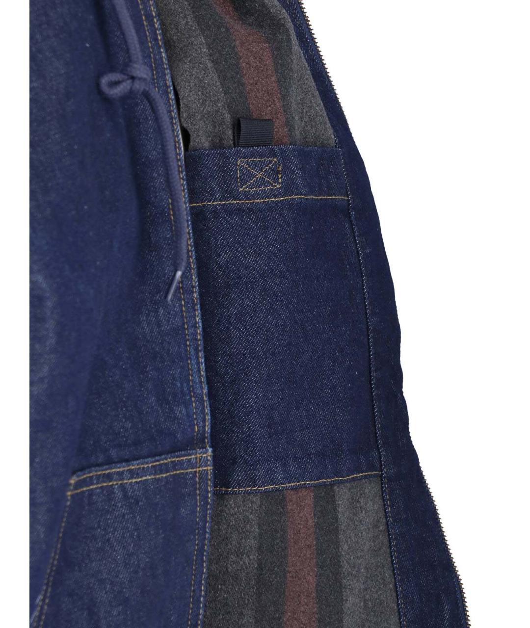 CARHARTT WIP Синяя хлопковая куртка, фото 5