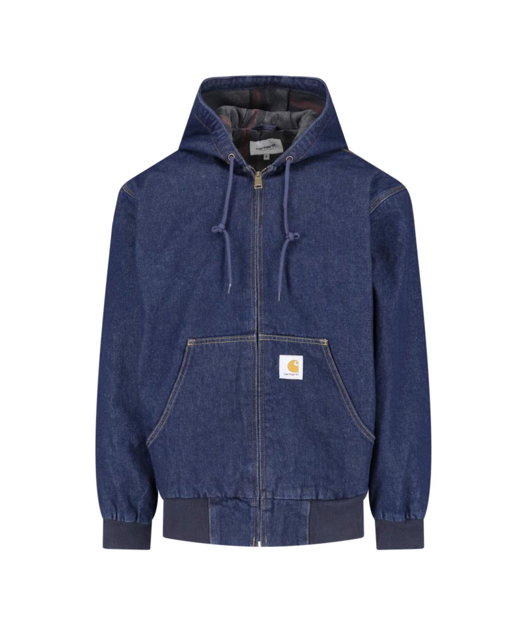 CARHARTT WIP Синяя хлопковая куртка, фото 1
