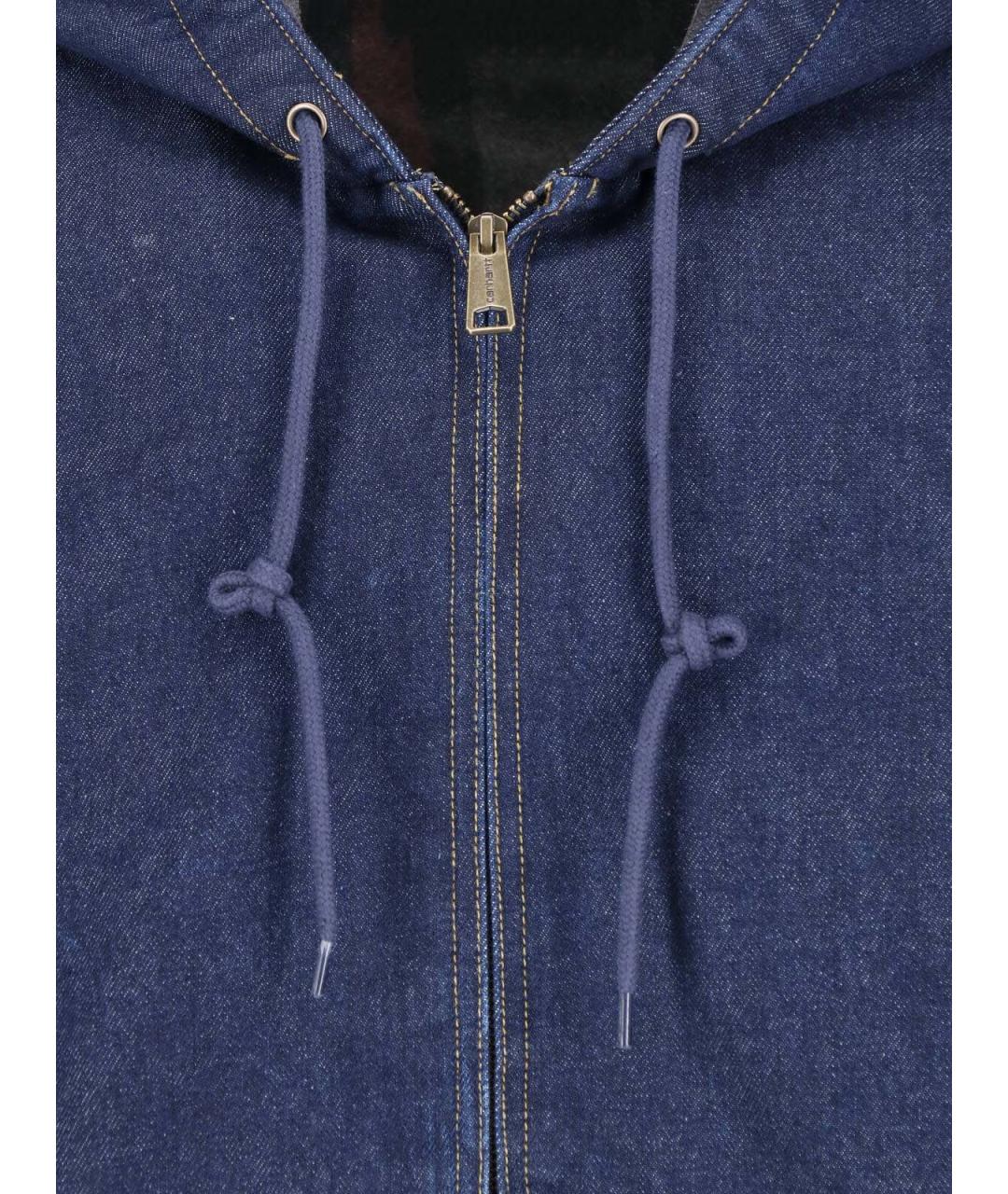 CARHARTT WIP Синяя хлопковая куртка, фото 3