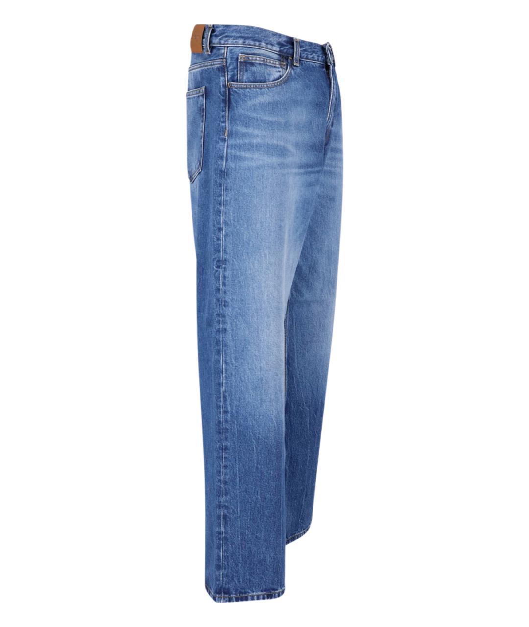 CARHARTT WIP Синие хлопковые прямые джинсы, фото 3