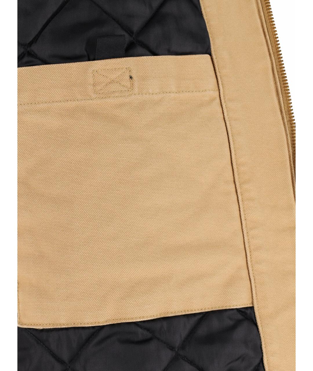 CARHARTT WIP Бежевая хлопковая куртка, фото 3