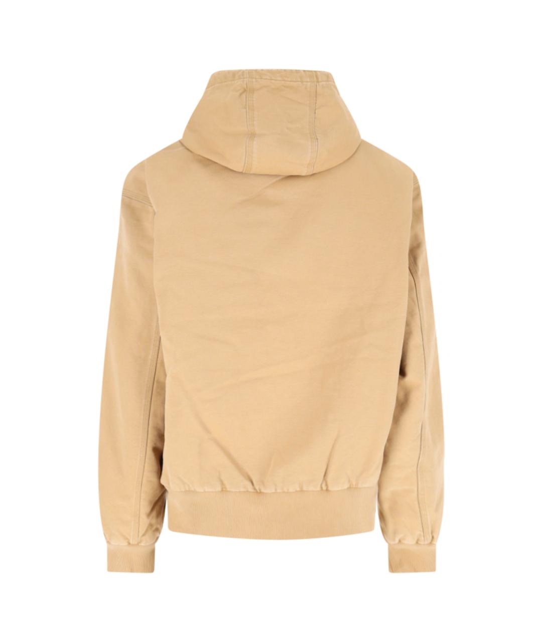 CARHARTT WIP Бежевая хлопковая куртка, фото 2