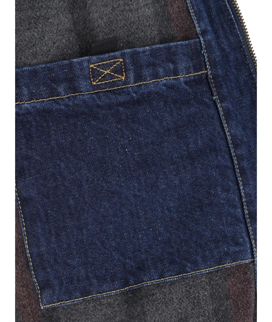 CARHARTT WIP Синяя хлопковая куртка, фото 5