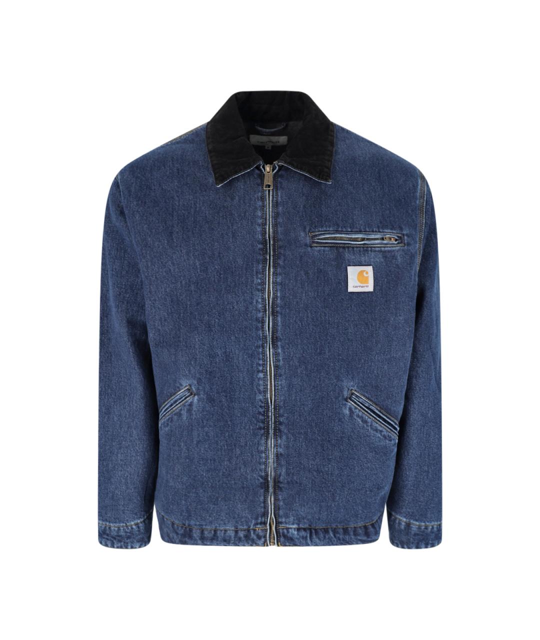 CARHARTT WIP Синяя хлопковая куртка, фото 1
