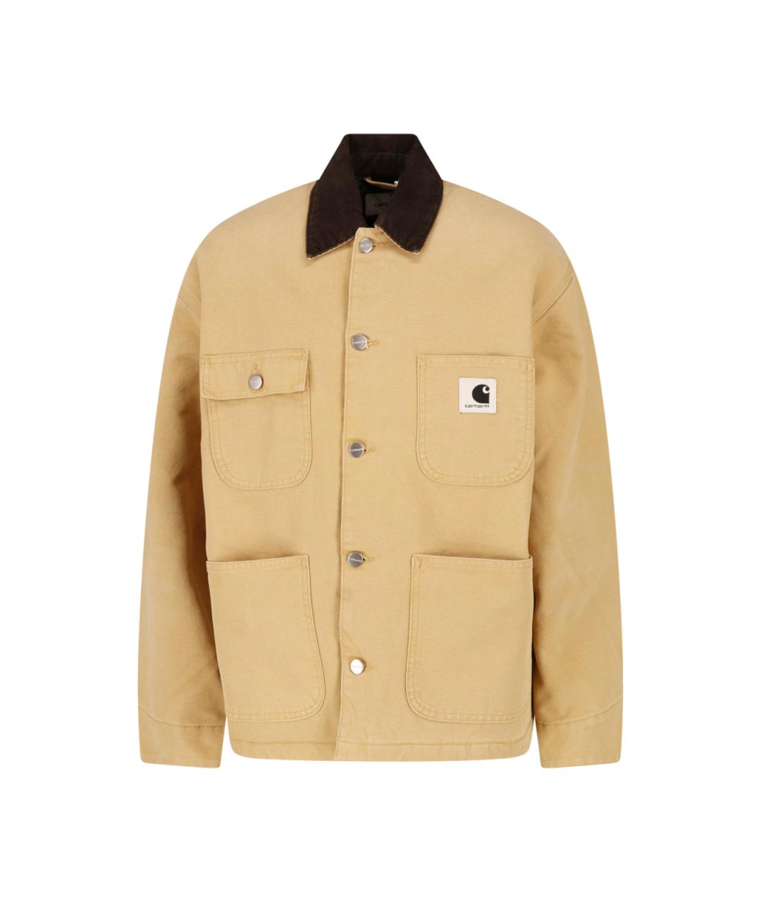 CARHARTT WIP Бежевая хлопковая куртка, фото 1