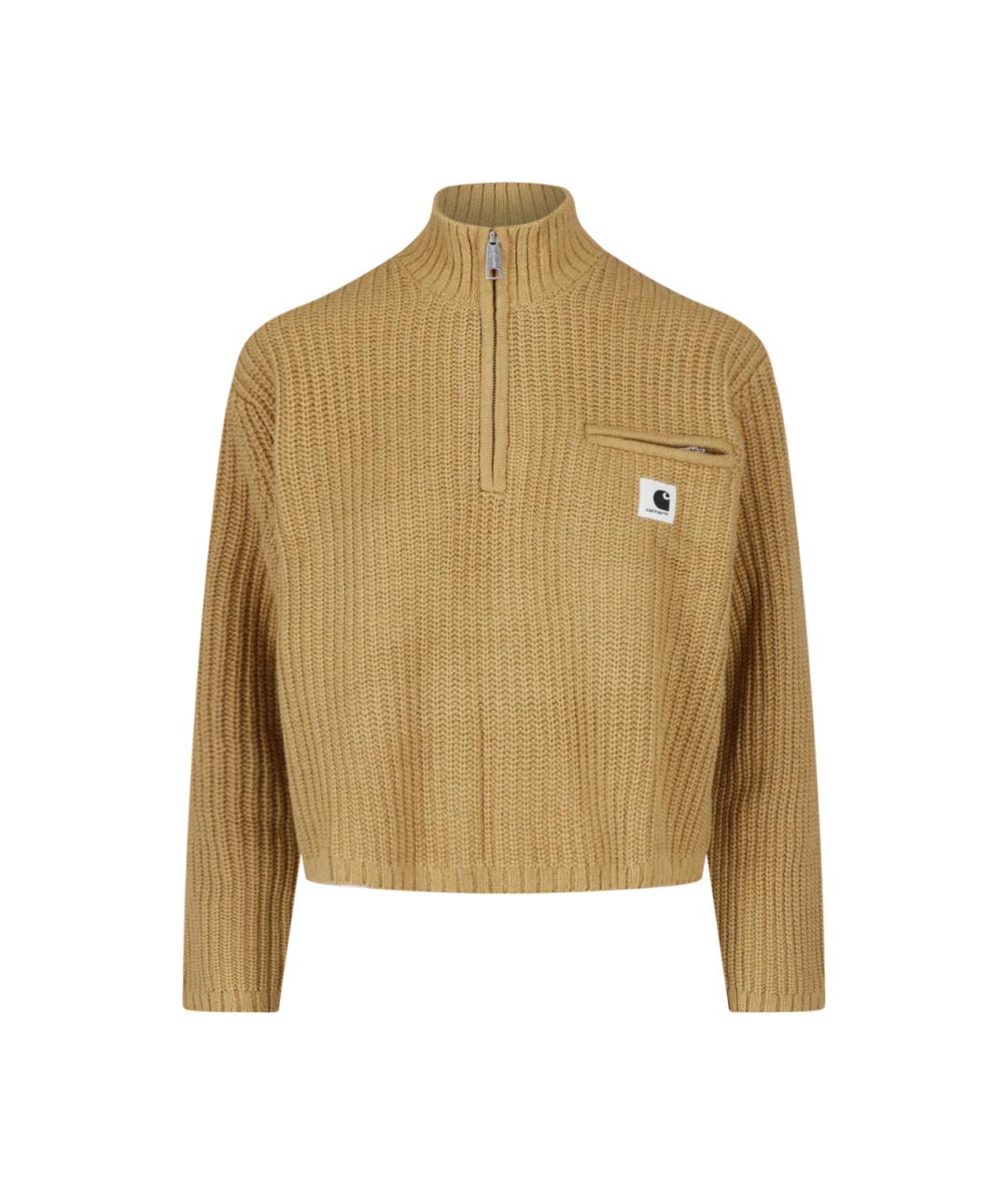 CARHARTT WIP Бежевый синтетический джемпер / свитер, фото 1