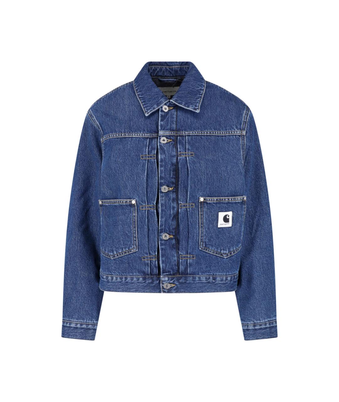 CARHARTT WIP Синяя хлопковая куртка, фото 1