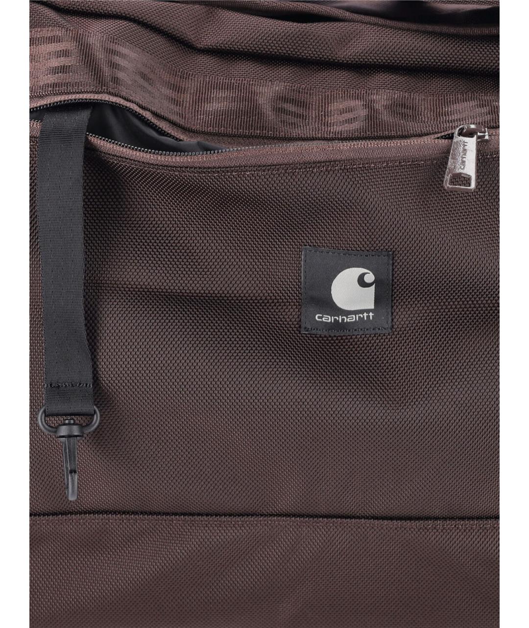 CARHARTT WIP Коричневая тканевая дорожная/спортивная сумка, фото 5