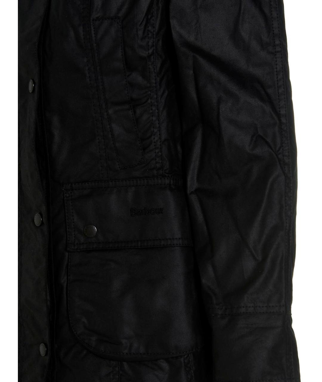 BARBOUR Черная куртка, фото 4