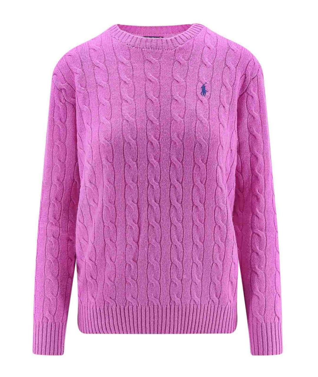 POLO RALPH LAUREN Фиолетовый кашемировый джемпер / свитер, фото 1