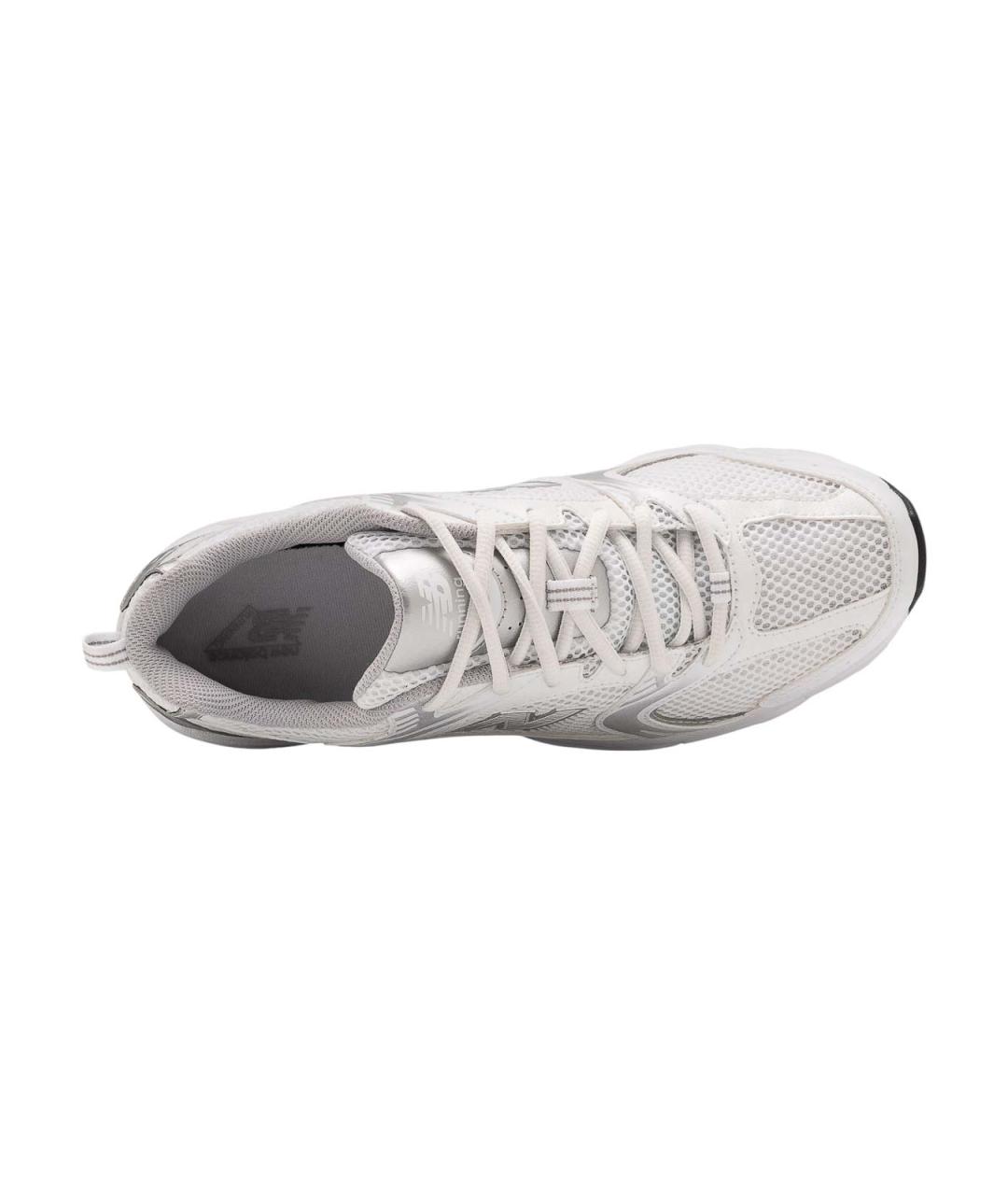 NEW BALANCE Белые текстильные кроссовки, фото 3