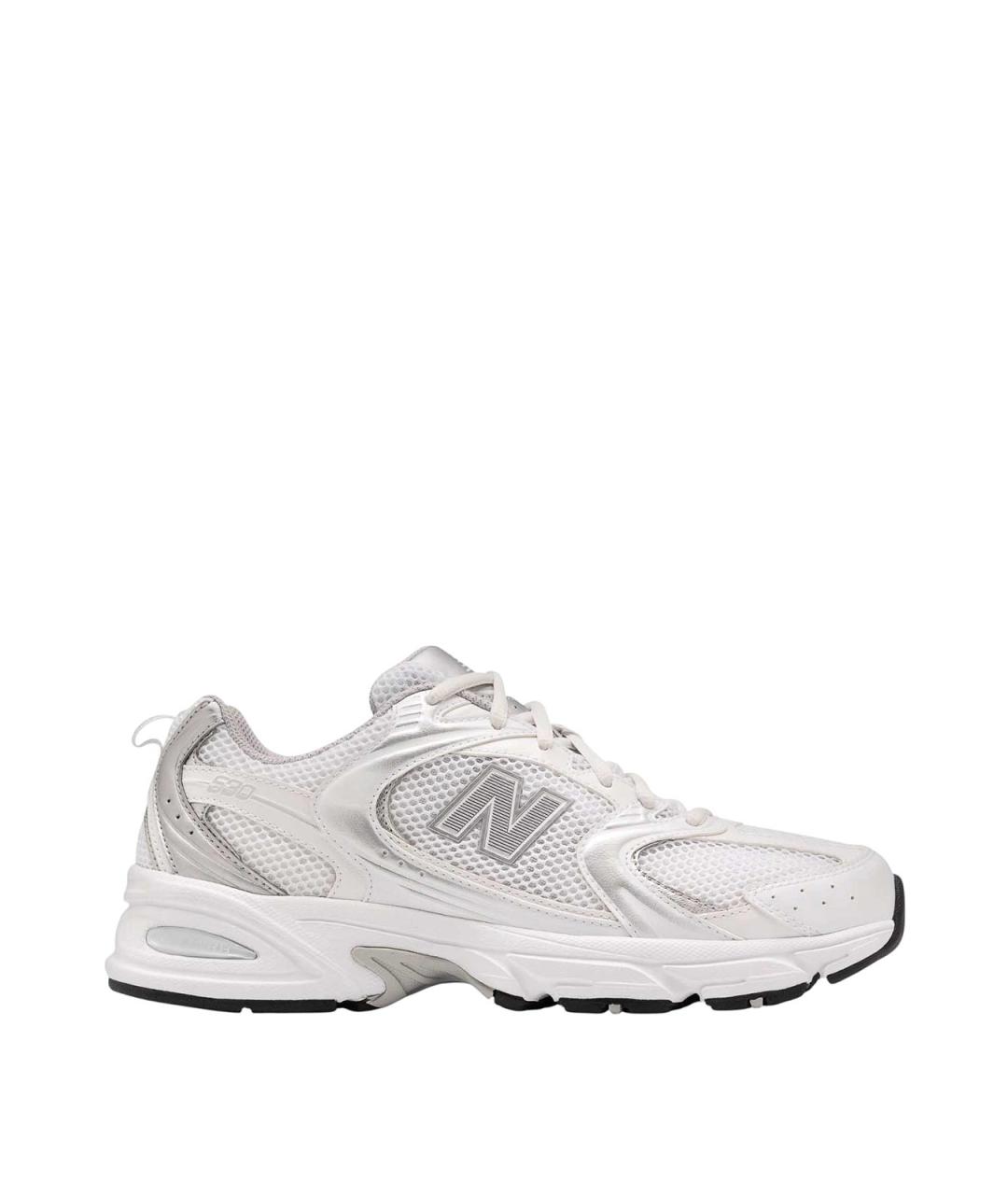 NEW BALANCE Белые текстильные кроссовки, фото 1