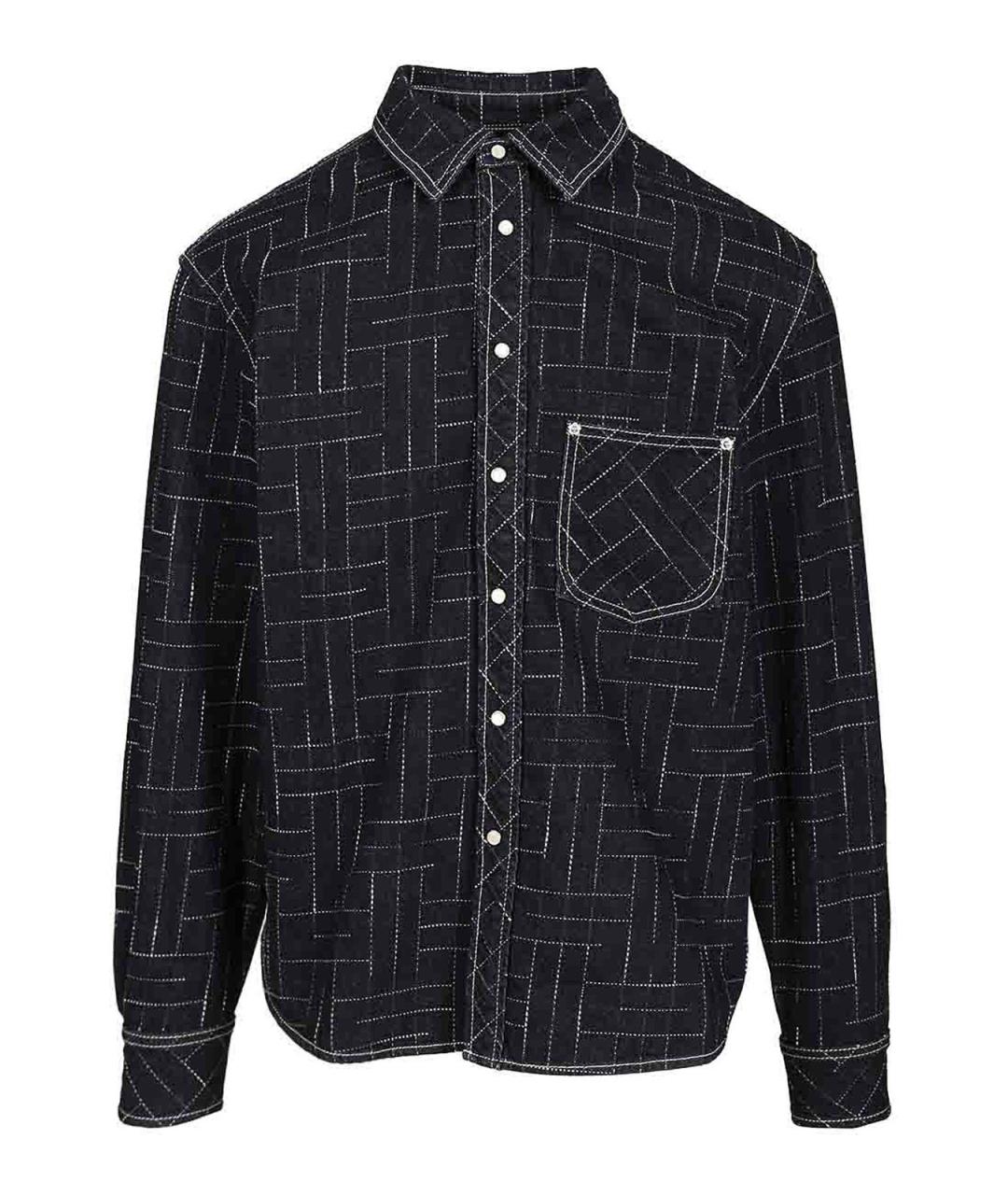KENZO Синяя хлопковая кэжуал рубашка, фото 1